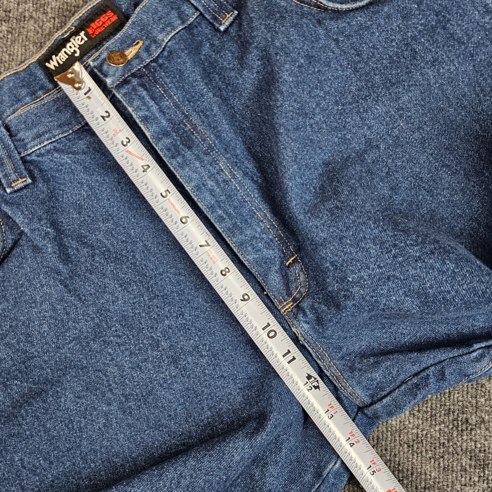 Wrangler Riggs Workwear Relaxed Fit Jean Men 42x30(40x29) Straight Leg Dark Wash - Picture 5 of 11